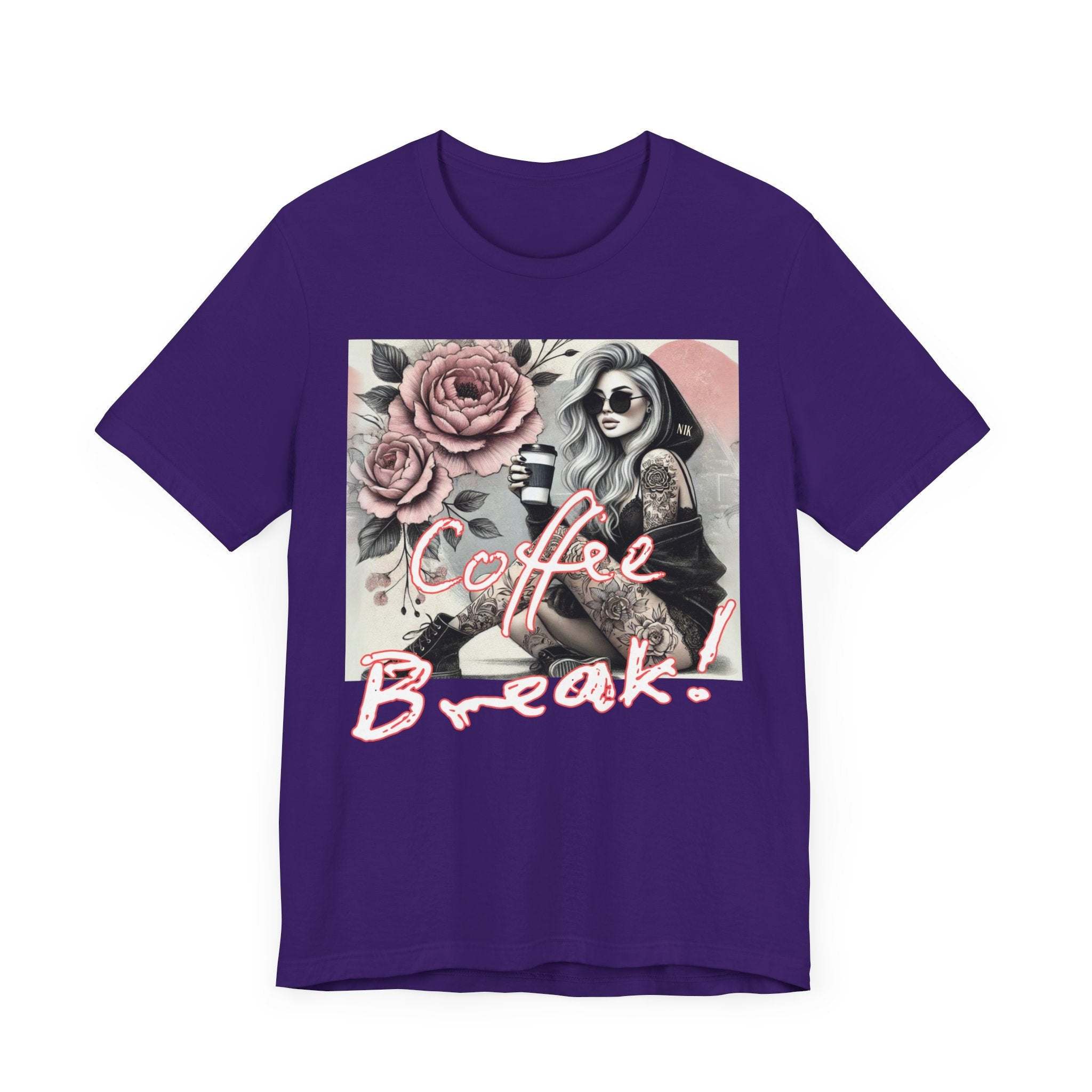 Coffee Break Unisex Jersey Short Sleeve Tee